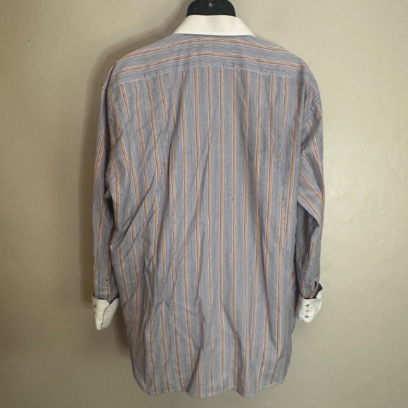 Robert Graham Contrast Long Sleeve Shirt XXL EU 47 18.5 neck Gently worn - Picture 5 of 6